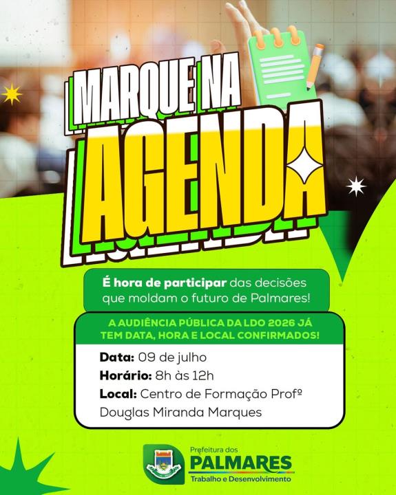 📢 Marque na agenda!