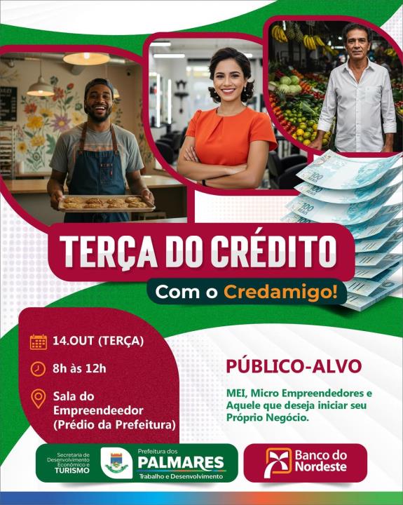 💰 TERÇA DO CRÉDITO COM O CREDIAMIGO!