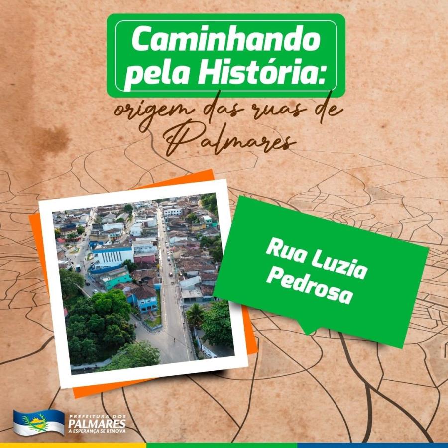 Caminhando Pela História: Origem da Rua Luzia Pedrosa