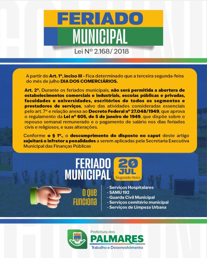 🚨 Atenção, Palmares!