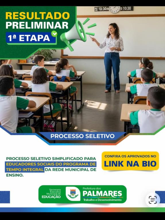 RESULTADO PRELIMINAR – 1ª ETAPA