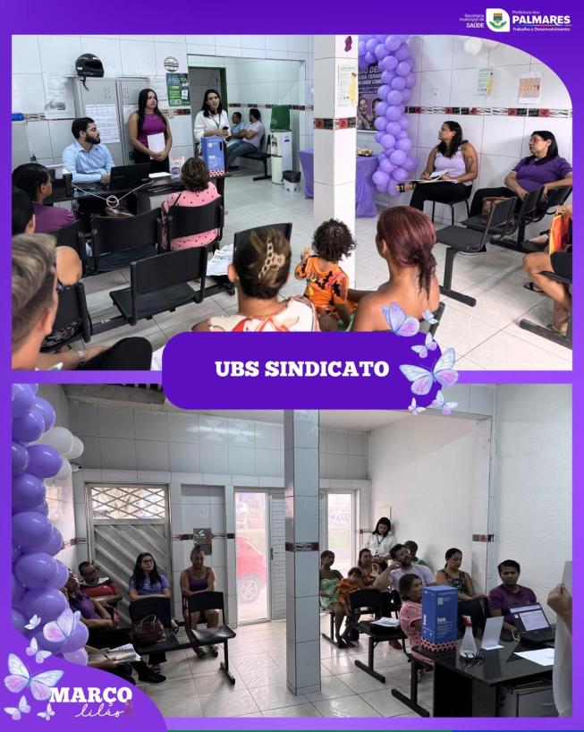 Março Lilás nas Unidades Básicas de Saúde💜