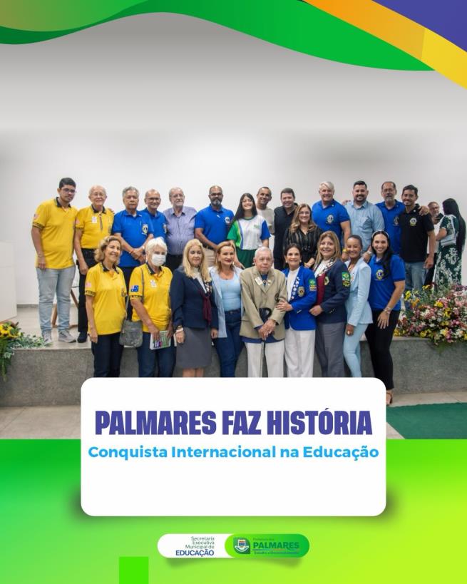 Orgulho que vem da nossa rede municipal de ensino