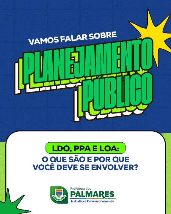 📊 Vamos falar sobre planejamento público?