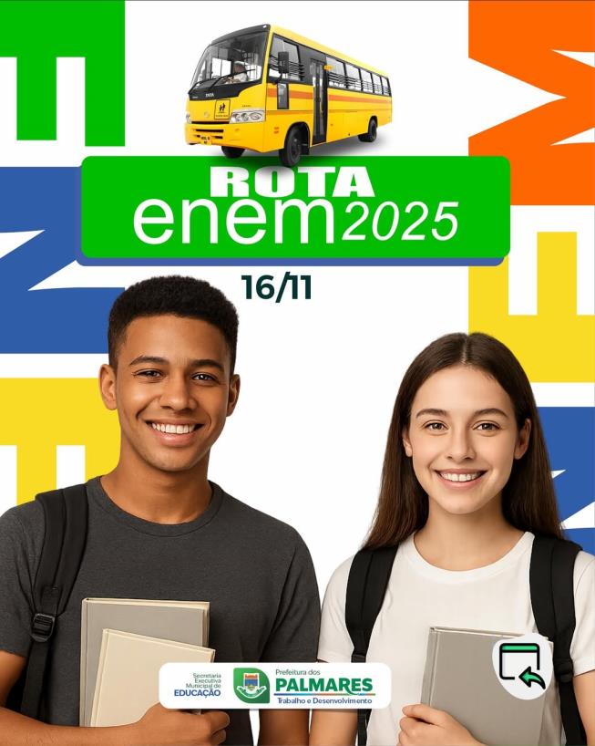 🚌 ROTA ENEM – 2º DIA DE PROVA