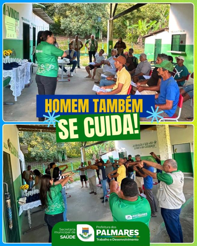 HOMEM TAMBÉM SE CUIDA!