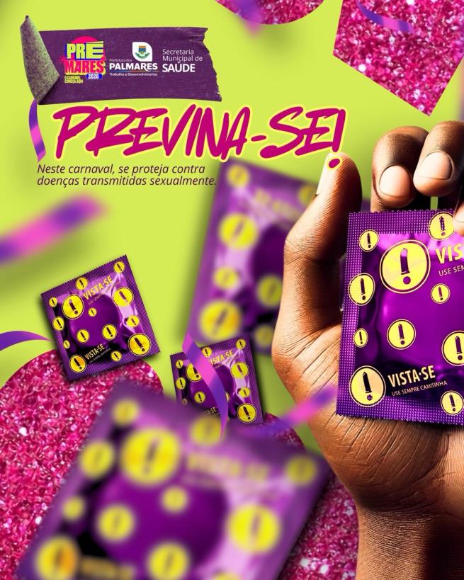 🎭 No Carnaval, a diversão é garantida, mas a prevenção não pode ficar de fora!