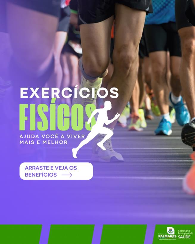 Praticar exercícios físicos é investir na sua saúde e qualidade de vida! 💜