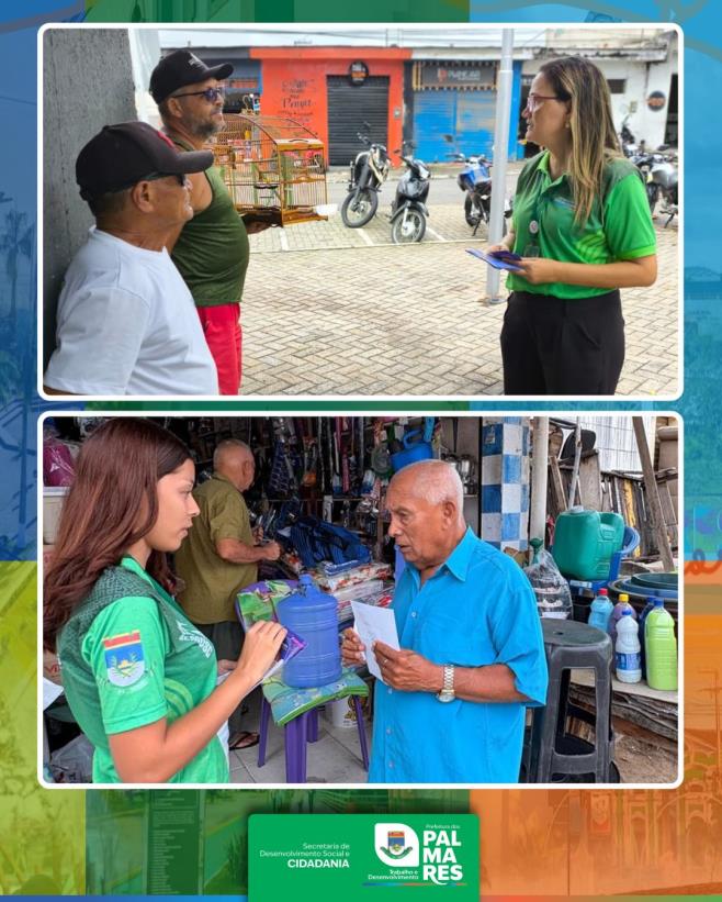 CRAS Família Acolhida leva informação e serviços à população no Mercado da COHAB II 💚💜