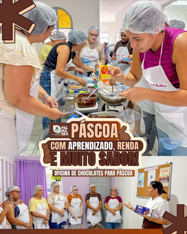 Com a Páscoa chegando, o incentivo ao empreendedorismo feminino segue firme