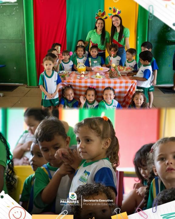CRIANÇAS APRENDEM SOBRE ALIMENTAÇÃO SAUDÁVEL DE FORMA LÚDICA