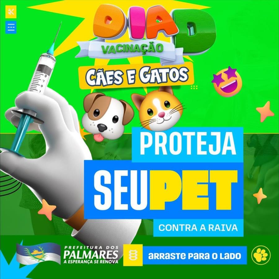 Dia de Vacinação: Cães e Gatos