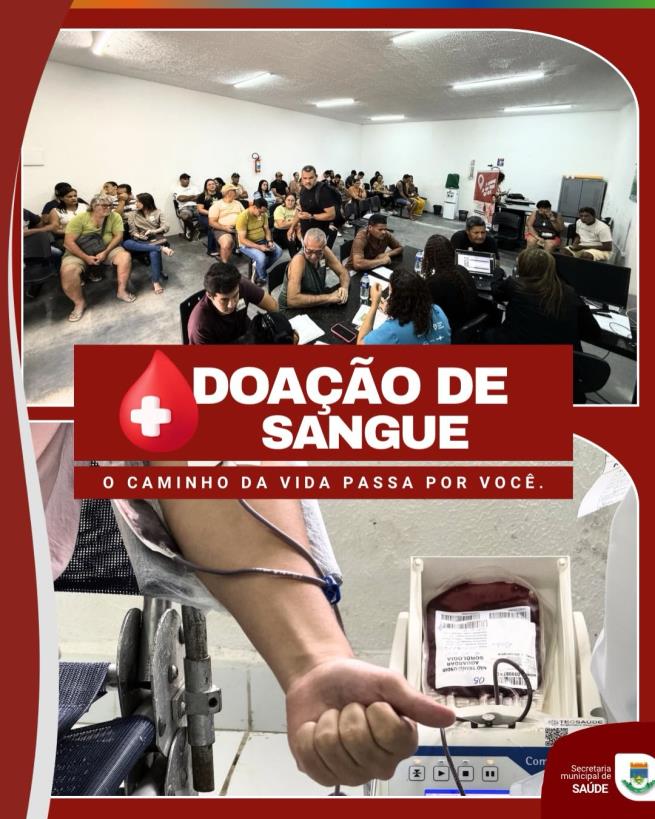 🩸❤️ Doar sangue é um gesto simples, mas com um impacto gigantesco na vida de muitas pessoas
