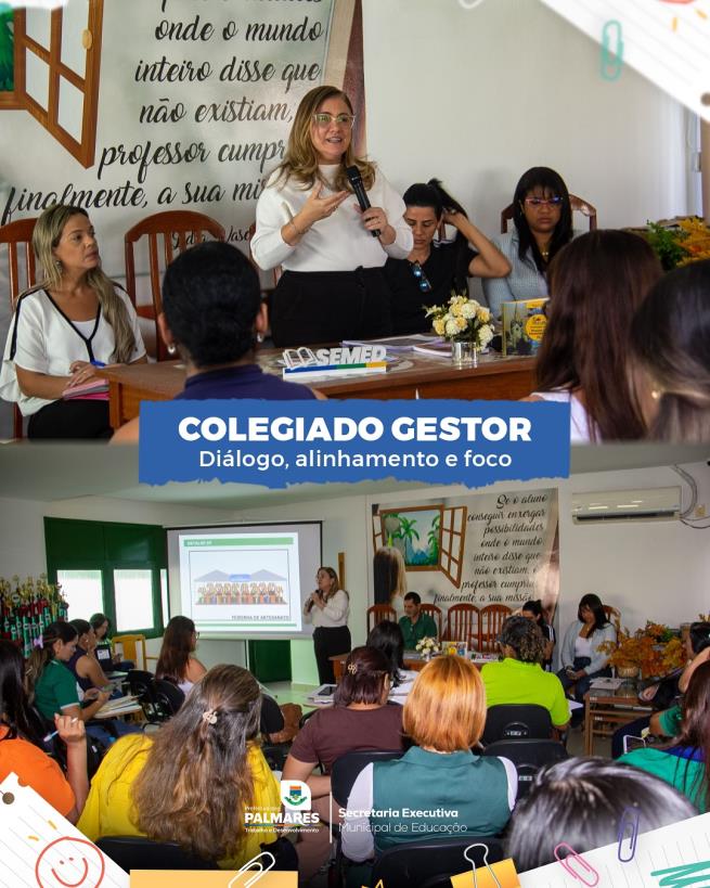Encontro do Colegiado Gestor Reforça Planejamento da Educação em Palmares