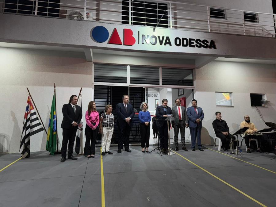 Representantes da Prefeitura acompanham inauguração da nova Casa da Advocacia e Cidadania da OAB Nova Odessa