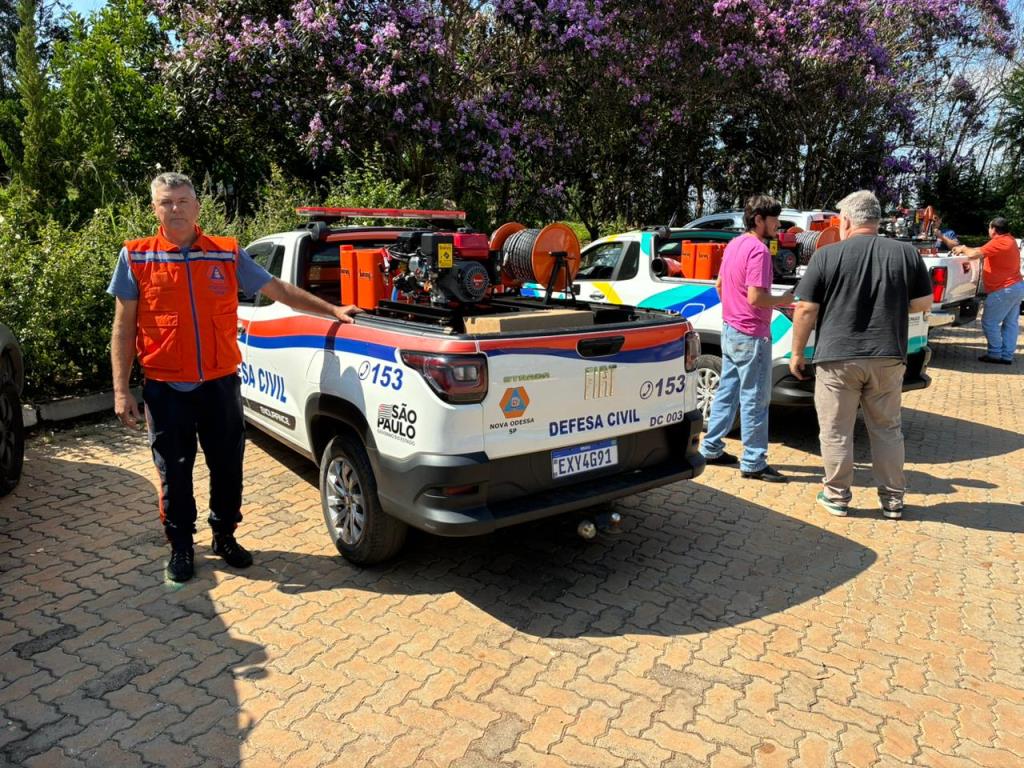 Defesa Civil de Nova Odessa recebe novo equipamento de combate a incêndios florestais