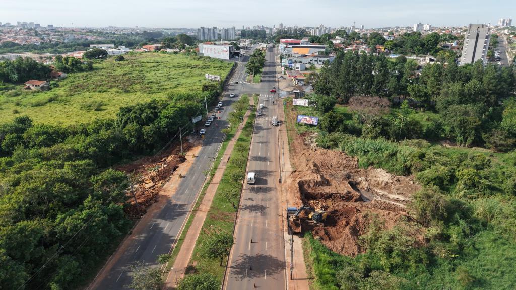 Tem início nesta quarta-feira (13) interdição de trecho na Avenida Ampélio Gazzetta para obras da travessia do Córrego Capuava