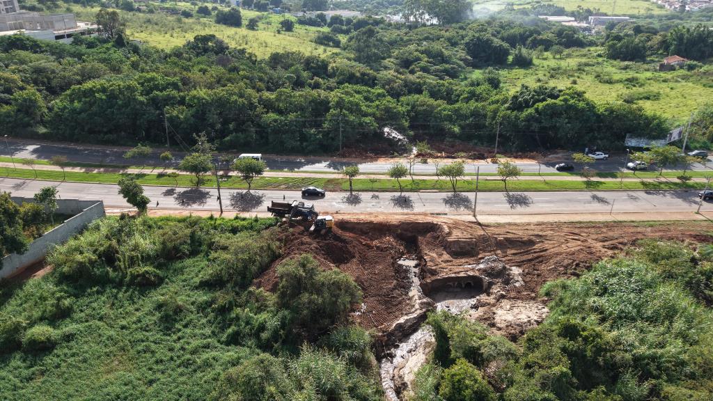 Começam as obras para a nova travessia do Córrego Capuava em Nova Odessa