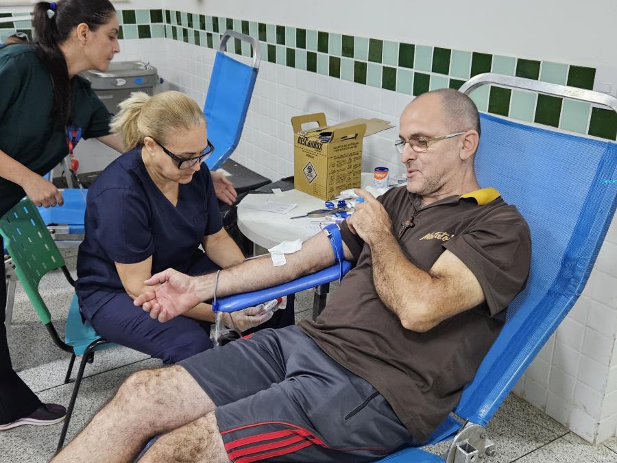 4ª Doação de Sangue do Lions e Prefeitura de Nova Odessa arrecada mais 81 bolsas para o Hemocentro da Unicamp; em 2024, 314 bolsas foram arrecadadas