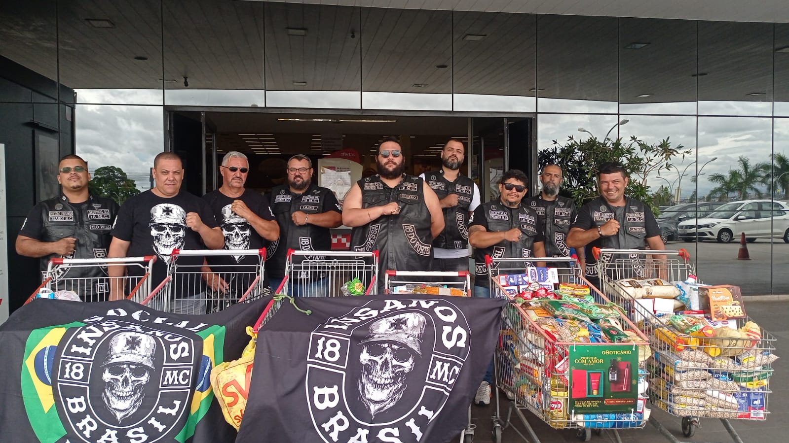 Insanos Moto Clube arrecada leite para o Fundo Social neste domingo, na Estação Ferroviária de Nova Odessa