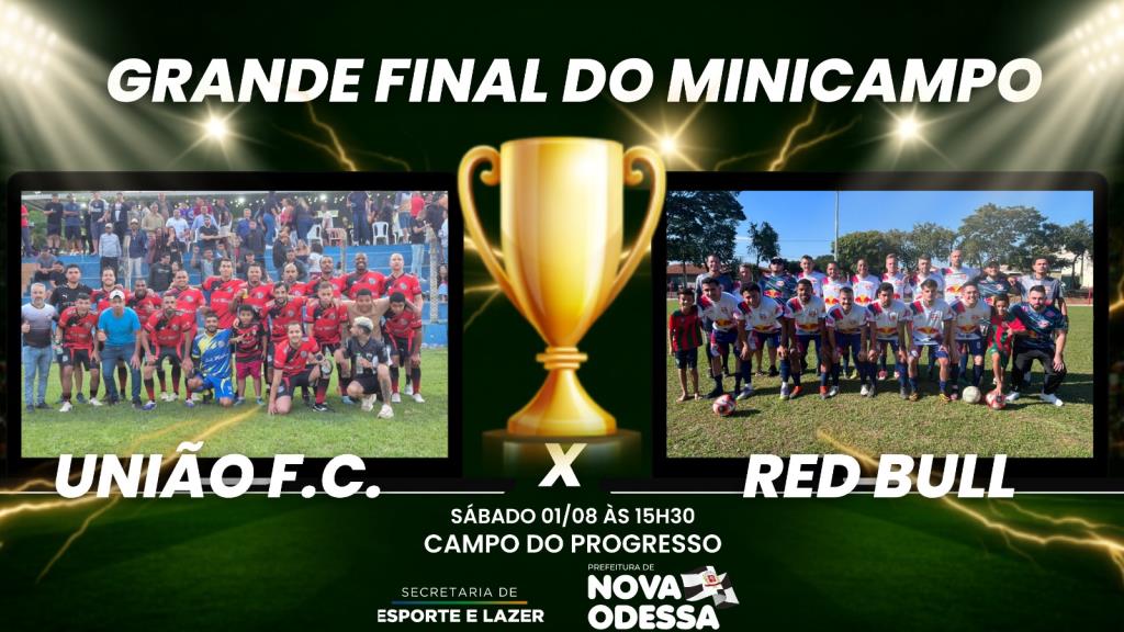 Final do Campeonato Municipal de Minicampo acontece neste sábado