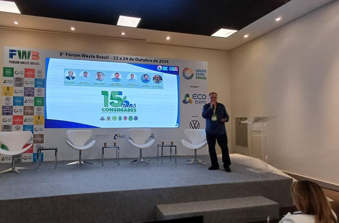 Sediado em Nova Odessa, consórcio Consimares compartilha cases de sucesso no Fórum Waste Expo Brasil 2024