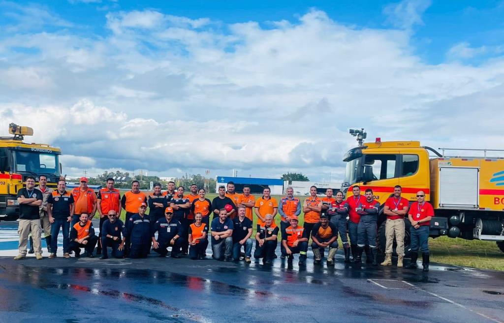 Defesa Civil de Nova Odessa participa de treinamento sobre gestão de risco na aviação