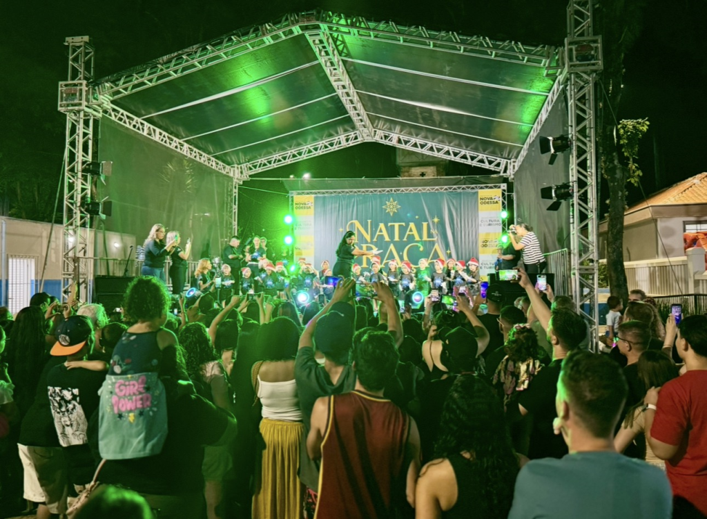 Natal na Praça reúne cerca de 3 mil pessoas em Nova Odessa e programação segue no próximo final de semana