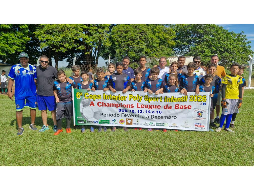 Santa Salete integra equipe regional em rodada da 6ª Copa Interior Poly Sport Infantil 2026