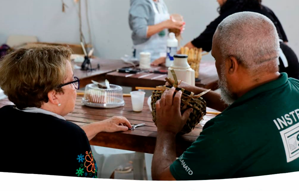 Capacitação: CRAS I recebe nesta semana curso gratuito de Artesanato em Fibras Naturais