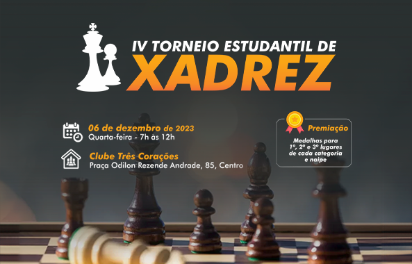 Abertas inscrições para o 14º Torneio Estudantil de Xadrez de Estrela -  Grupo A Hora