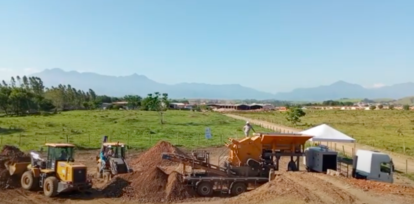 Consórcio Novo Vale inicia nova etapa na operação da usina de resíduos de construção civil em Cachoeira Paulista