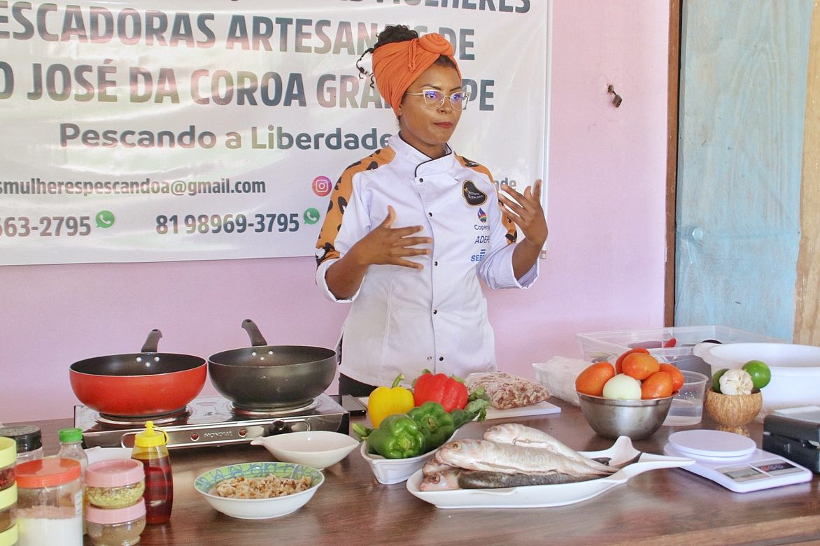 Instituto Negralinda realiza aulão de gastronomia para mulheres do município
