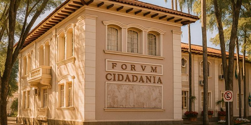 Prédio Cidadania recebe iluminação laranja em apoio à conscientização sobre a leucemia