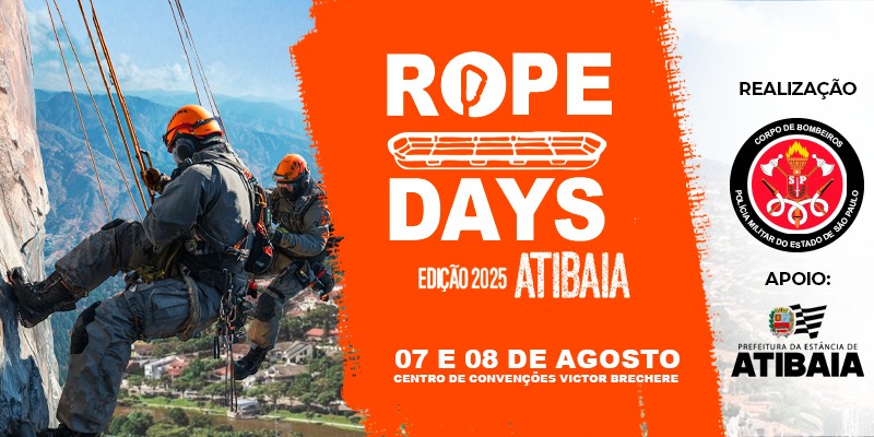 População pode acompanhar de perto as simulações de salvamento em altura durante o Rope Days