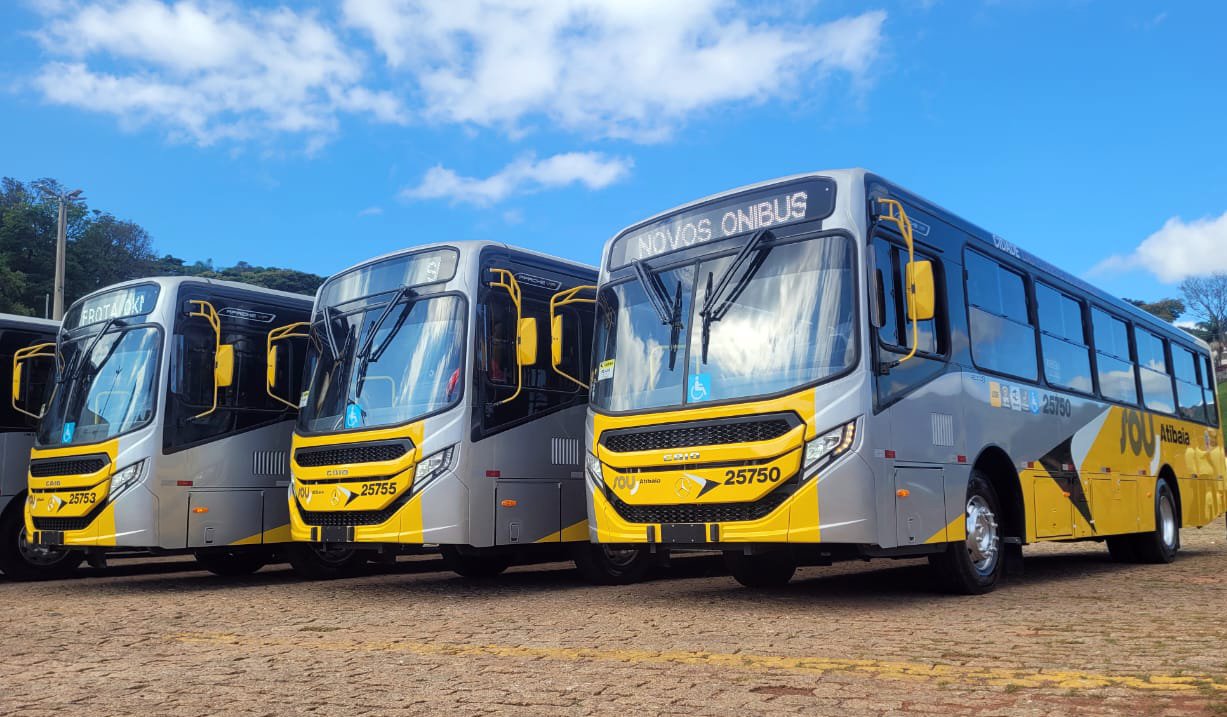 Renovação da frota: transporte público de Atibaia recebe 20 ônibus zero km