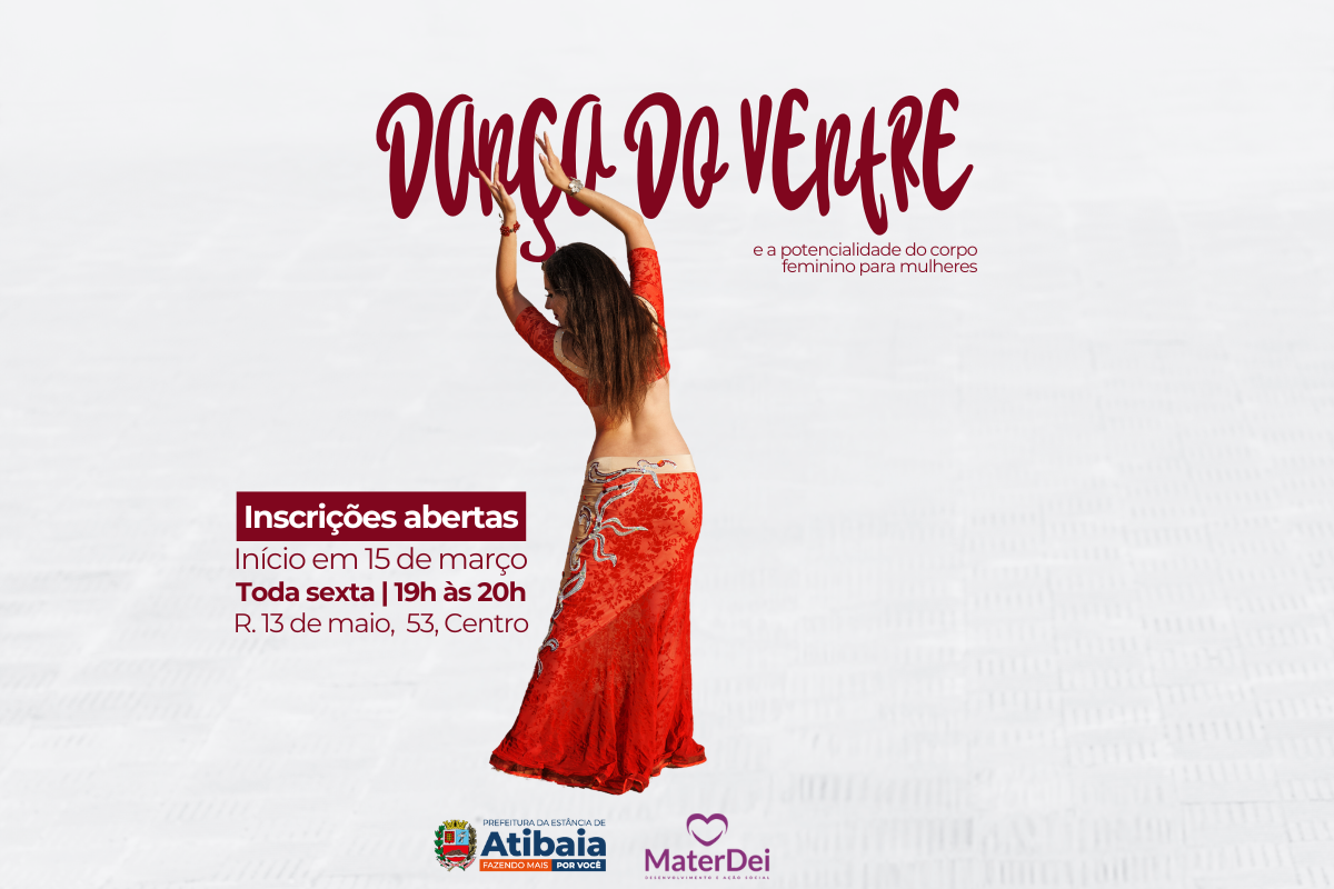 Prefeitura de Atibaia promove curso gratuito de Dança do Ventre
