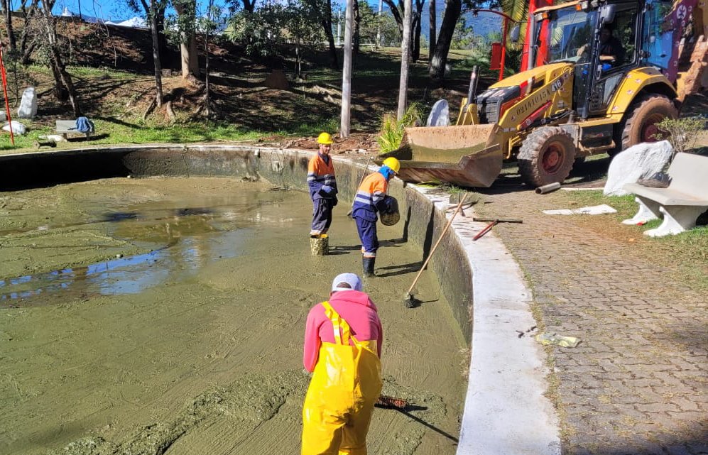 Prefeitura dá continuidade à revitalização do jardim japonês