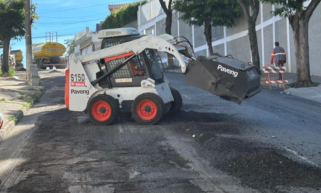 Recapeamento tem início na Avenida Brigadeiro José Vicente Faria Lima, no Alvinópolis