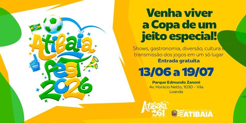 Após abertura com grande público, Atibaia Fest 2026 se prepara para fim de semana com jogo do Brasil e atrações para toda a família