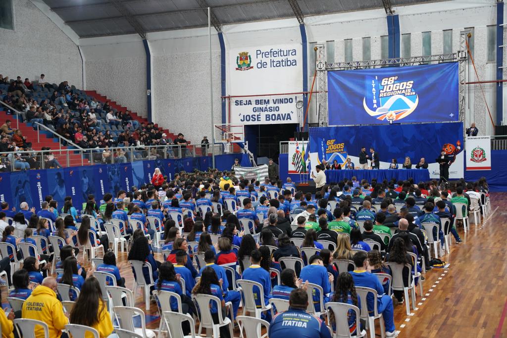 Atletas de Atibaia participam da Abertura dos 68º Jogos Regionais em Itatiba