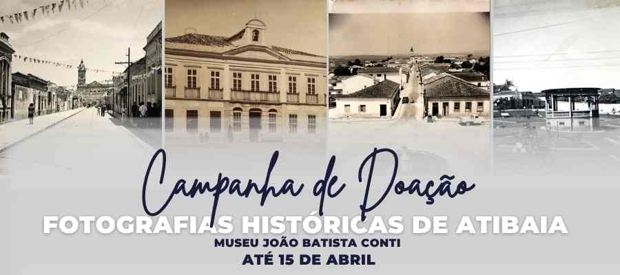 Museu Municipal João Batista Conti recebe doação de fotos históricas até o dia 15/04