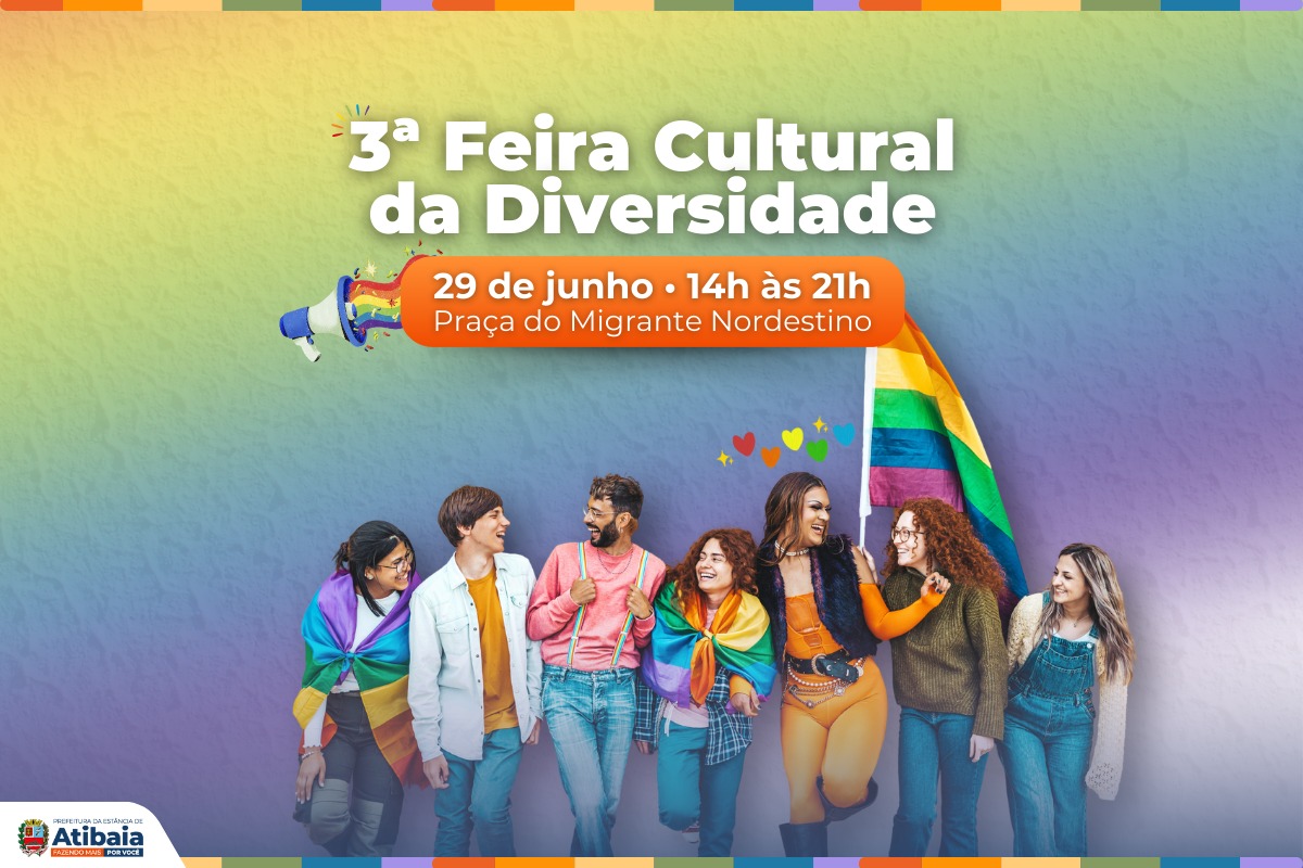 Prefeitura de Atibaia abre inscrições para a 3ª Feira Cultural da Diversidade