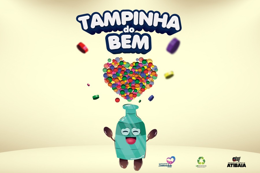 Com mais de 180 pontos de coleta, campanha “Tampinha do Bem” segue arrecadando tampas plásticas em Atibaia