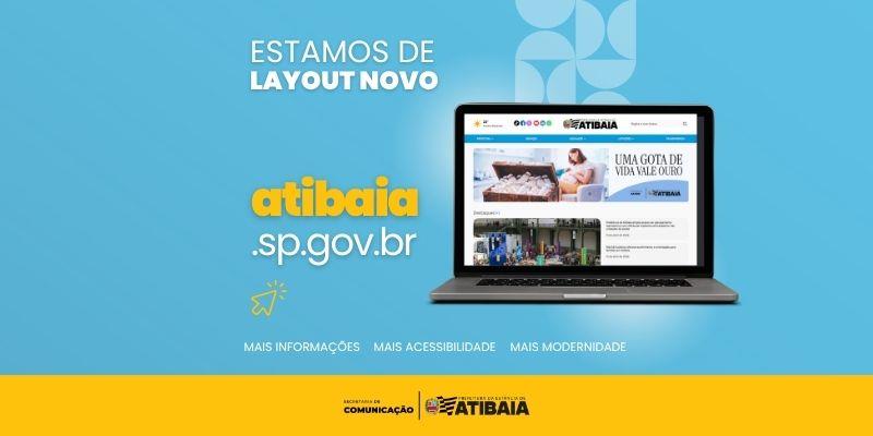 Novo layout do site da Prefeitura de Atibaia amplia acesso à informação e facilita navegação