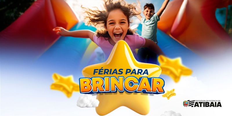 "Férias para Brincar" oferece interatividade e recreação para crianças e adolescentes em Atibaia
