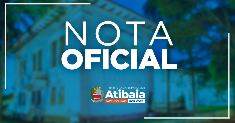 NOTA OFICIAL - Secretaria de Saúde