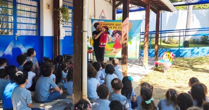 Secretaria de Educação promove educação nutricional para mais de 2.500 crianças por meio da contação de história