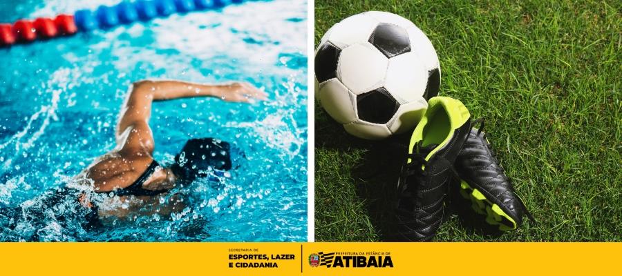 Prefeitura oferece aulas gratuitas de Natação e Futebol