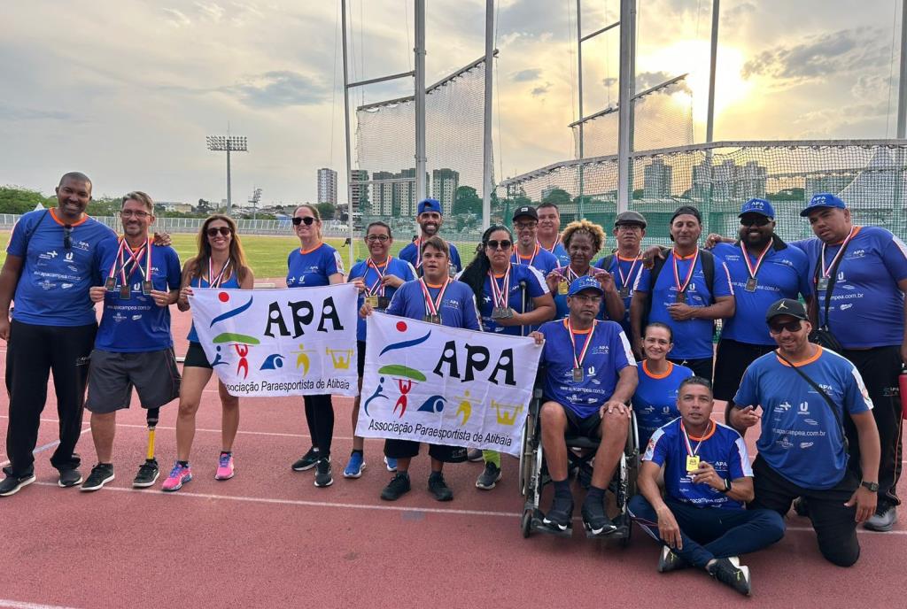 Atletas de Atibaia participam dos Jogos Paralímpicos do Estado de São Paulo (Paresp)